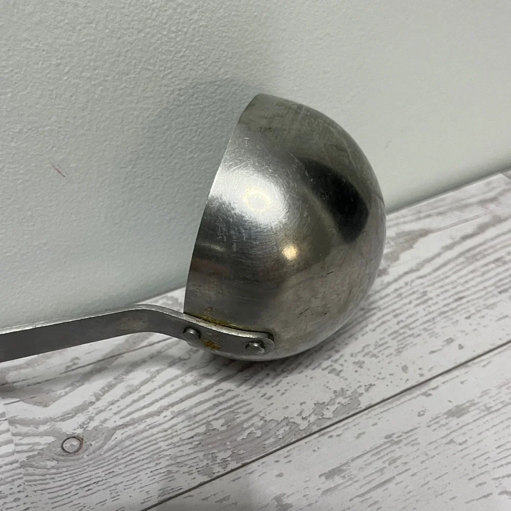 Vintage‎ Cutco Ladle No 15 Brown Swirl Handle Stainless Steel 12
